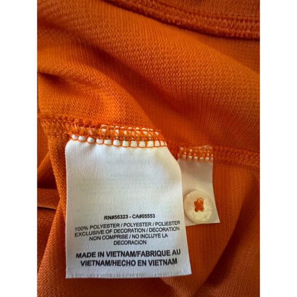 Nike Golf Men’s M Medium Dri-Fit Polyester  O Pioner Golf Logo Orange - Picture 4 of 8